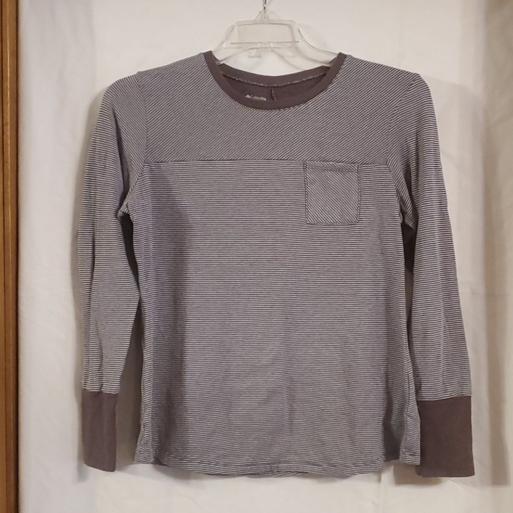 COLUMBIA DOUBLE KNIT LONGSLEEVE T-SHIRT   Size LG